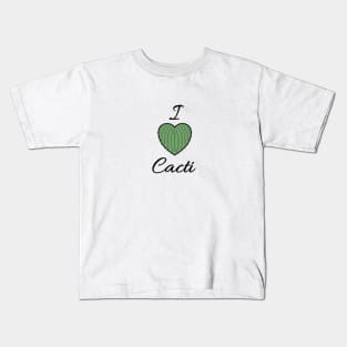 I Heart Cacti Kids T-Shirt